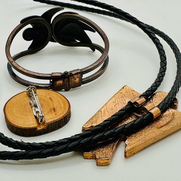Thunderbird Eagle Bolo Copper Jewelry lot - Picture 14 of 15